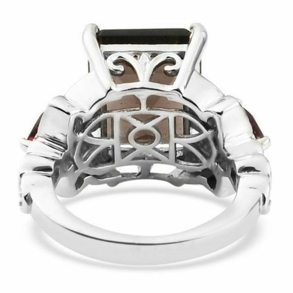 NWT Unique Colombianite and Multi Gemstone Ring Size 7 - Picture 6 of 6